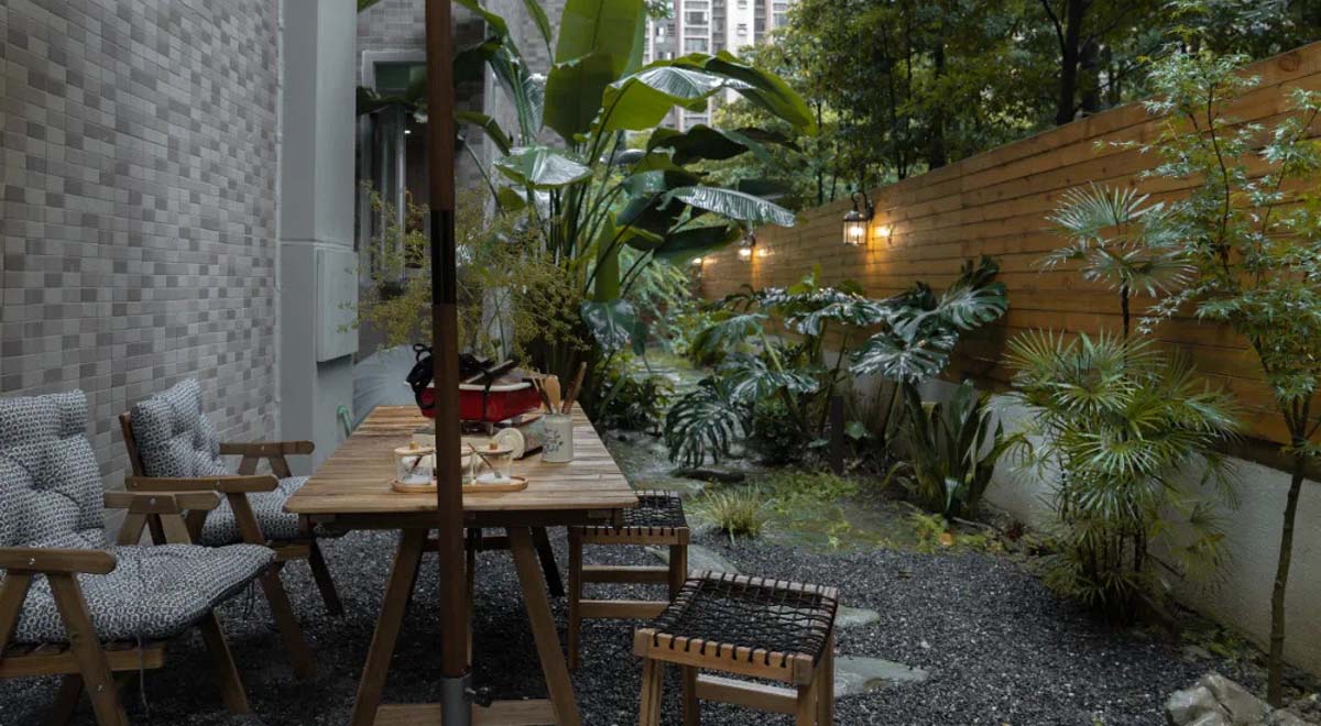 庭院實(shí)景圖