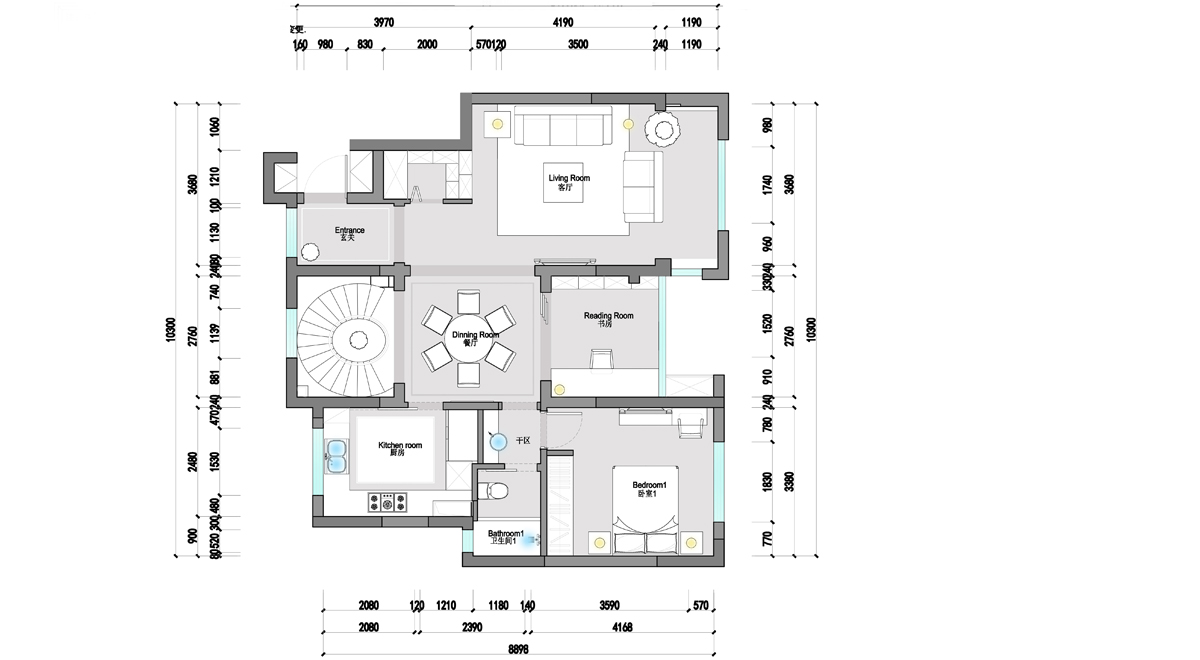 一樓平面戶型圖