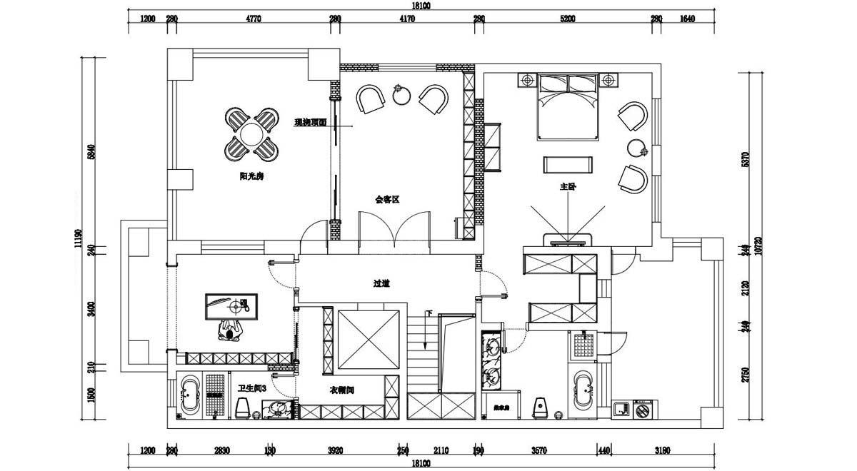 三樓平面設(shè)計(jì)圖