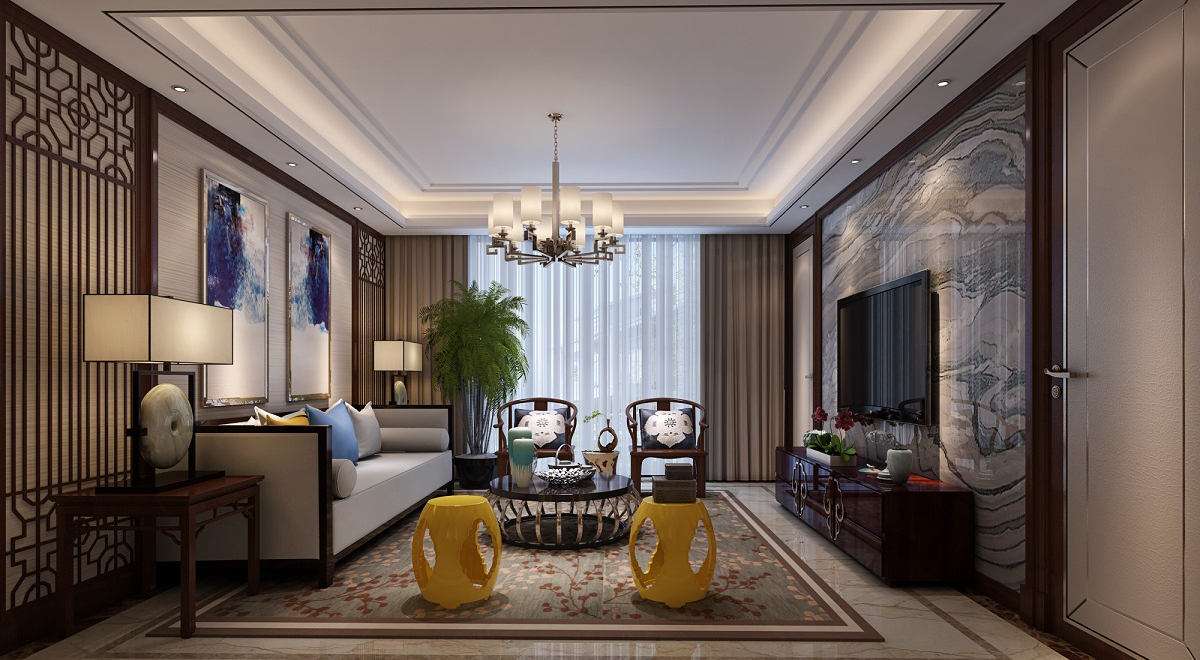 120㎡ ｜ 保利香檳中式