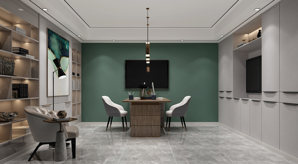 地下室負(fù)一層書房