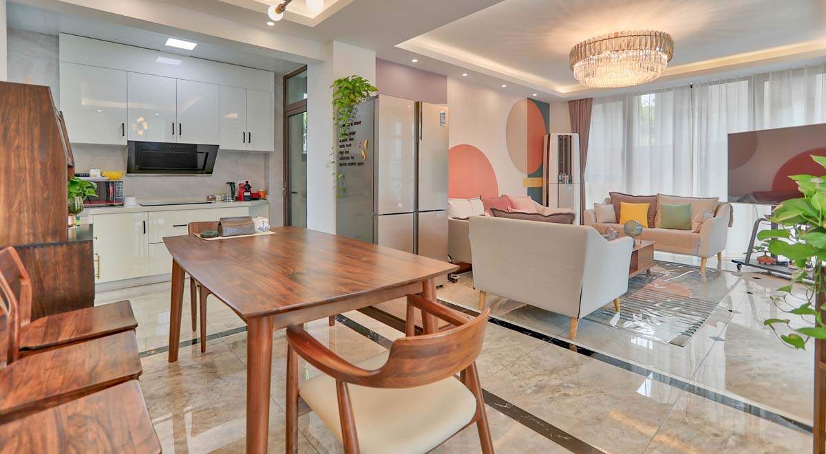 客餐廚實(shí)景效果圖