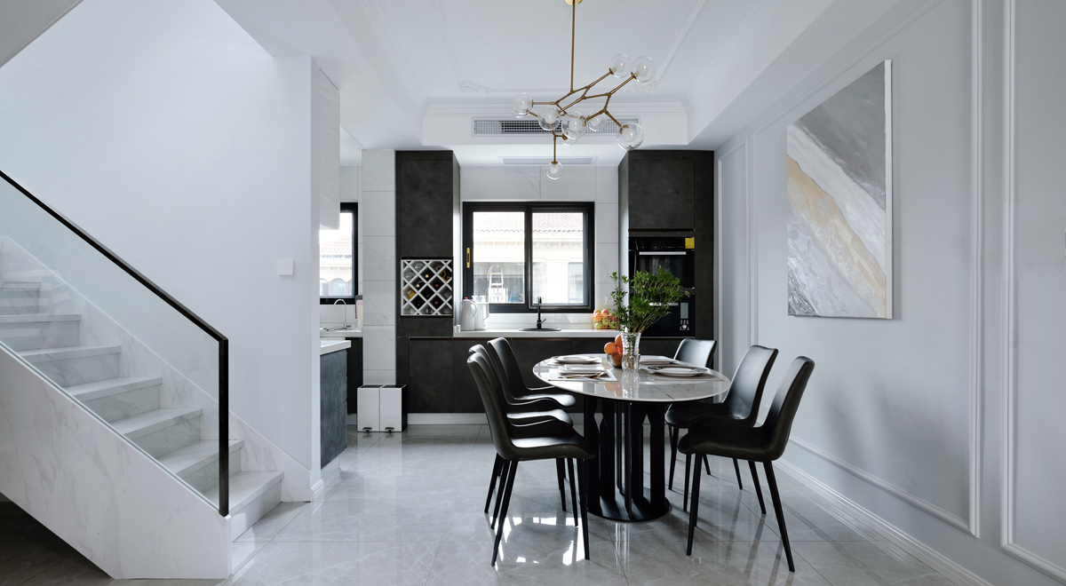 樓梯口實景效果圖