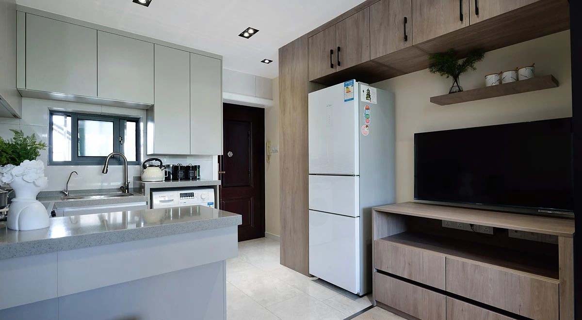 客廚實(shí)景效果圖.客廳視角