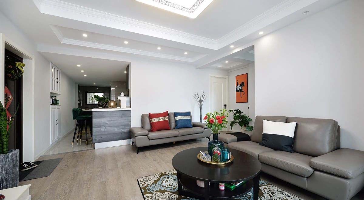 客廳實(shí)景效果圖