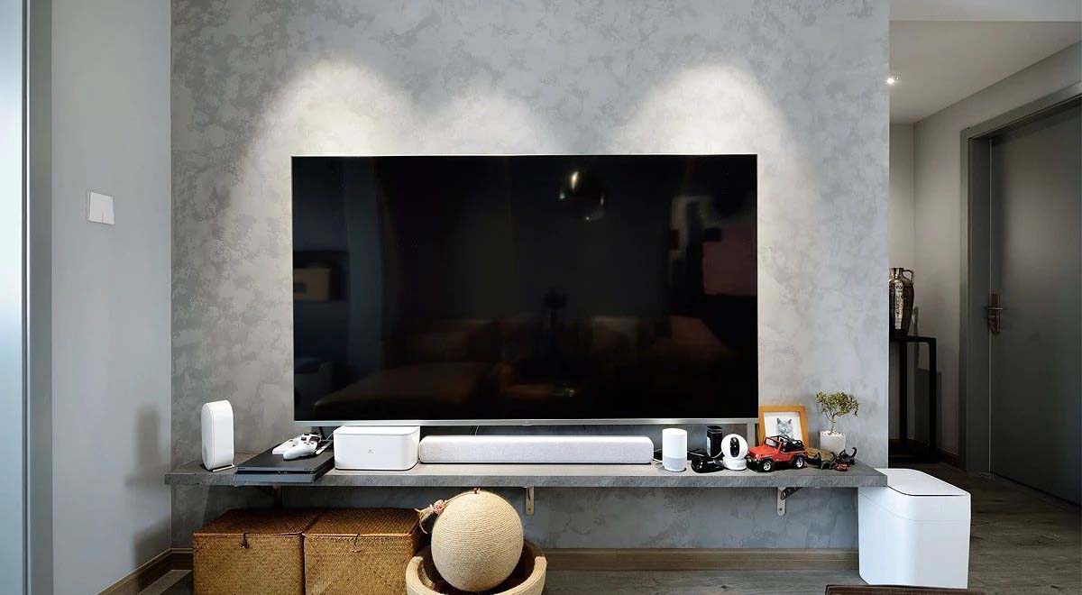 電視背景墻實景效果圖