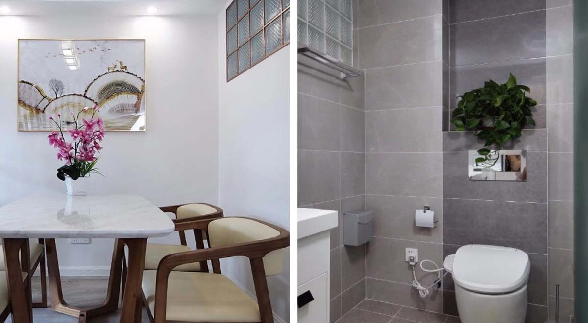 餐廳+衛(wèi)浴光線效果