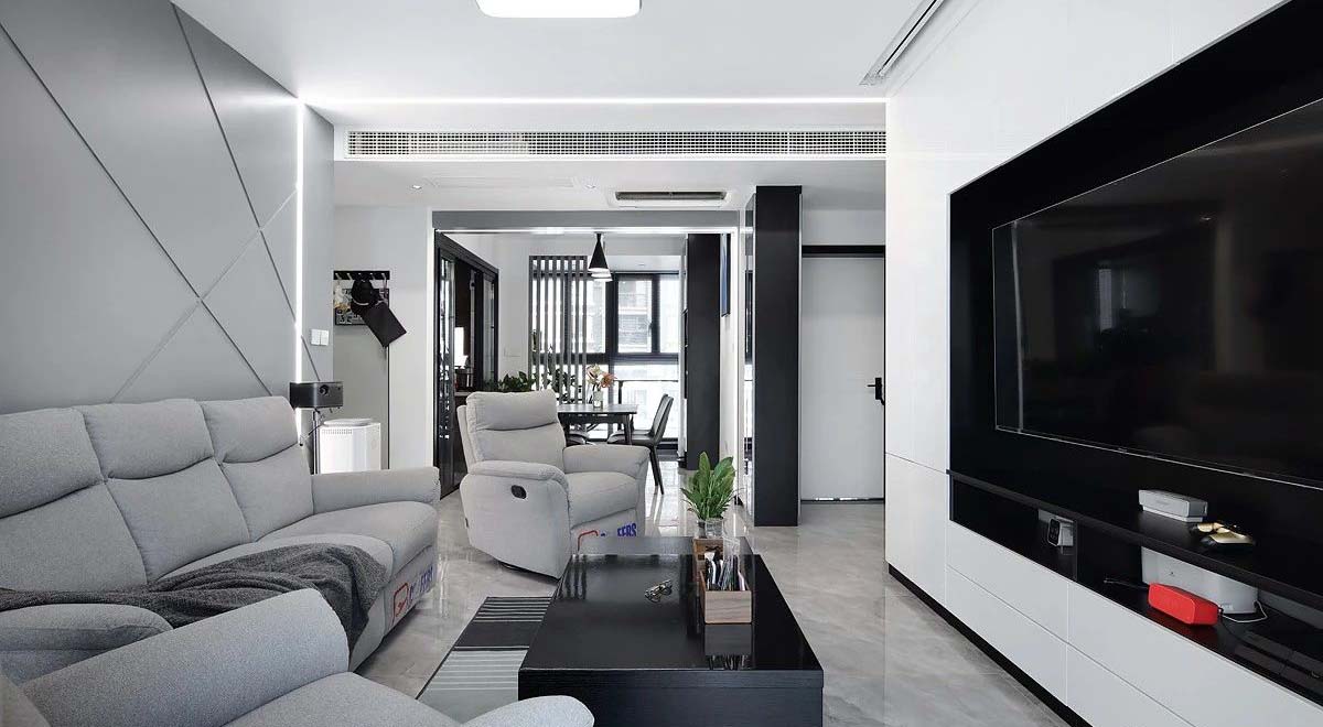 客廳實(shí)景效果圖