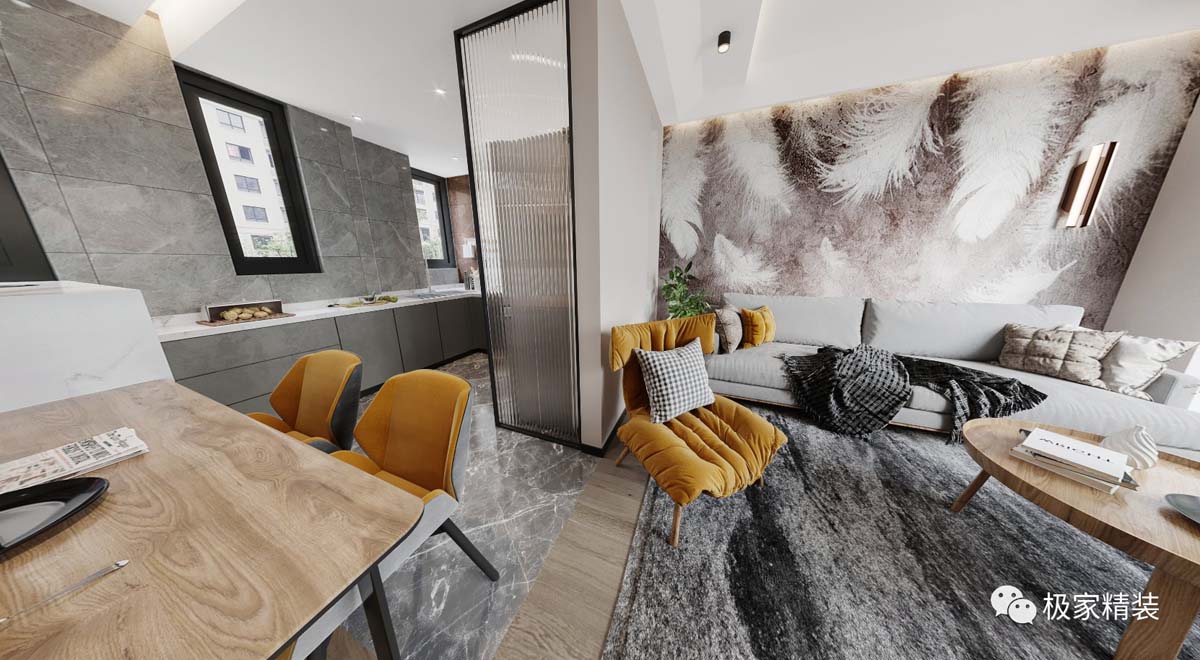 130㎡ ｜ 開門見廳、臥室朝北，怎么破？