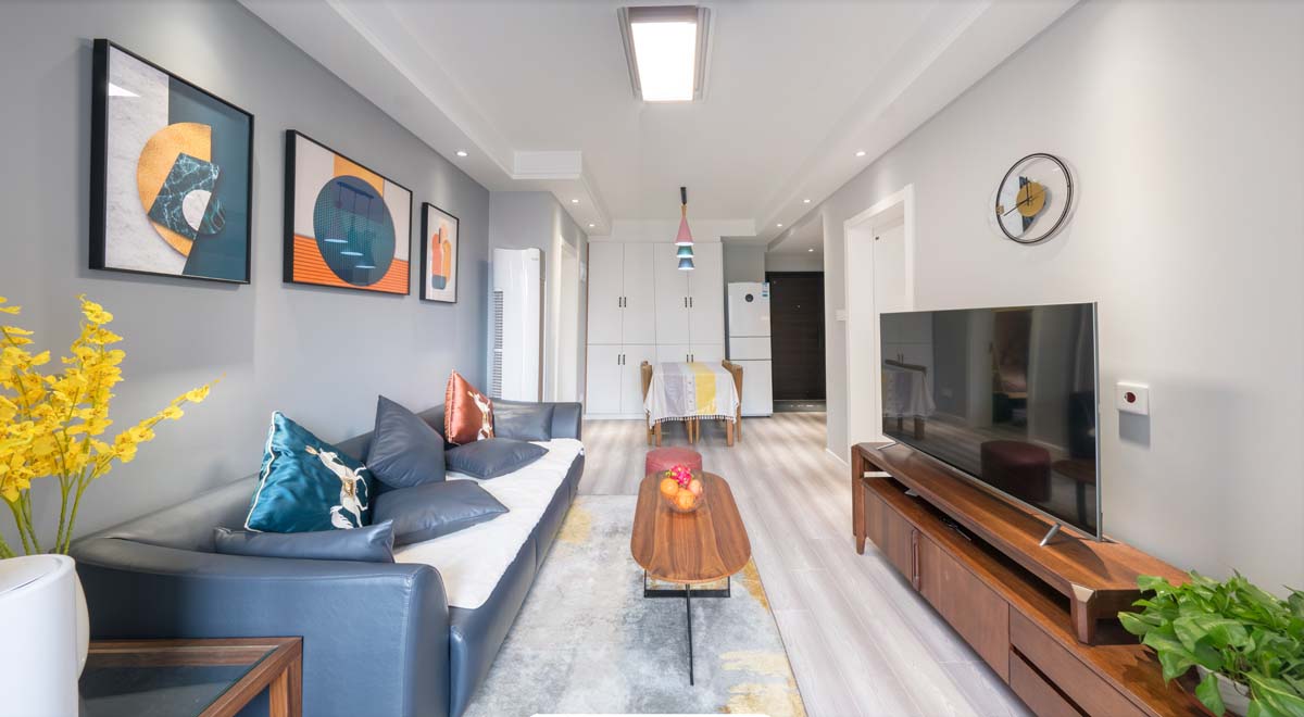 72㎡ ｜ 三口之家、絢麗多彩