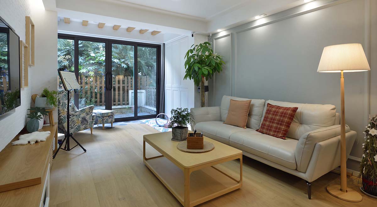 93㎡ ｜ 身處1樓，滿屋陽(yáng)光