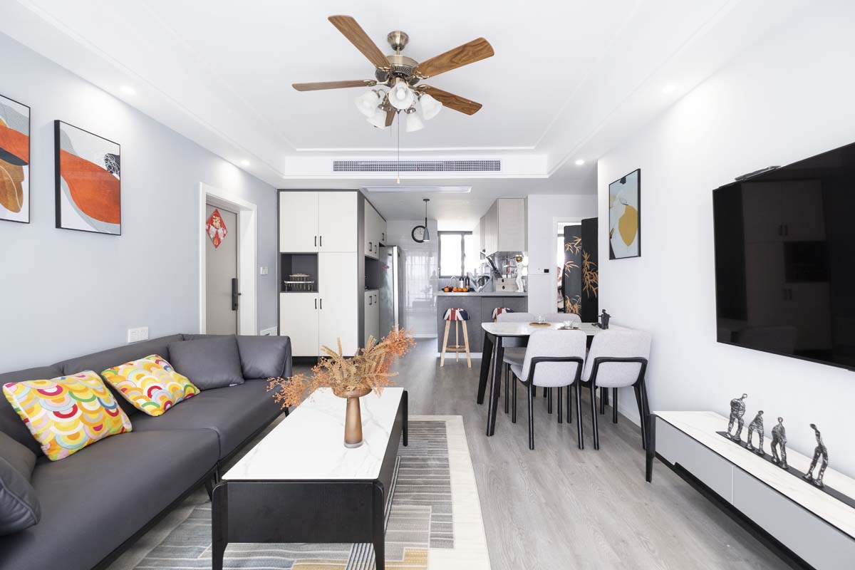 95㎡ ｜ 黑白灰簡(jiǎn)約家