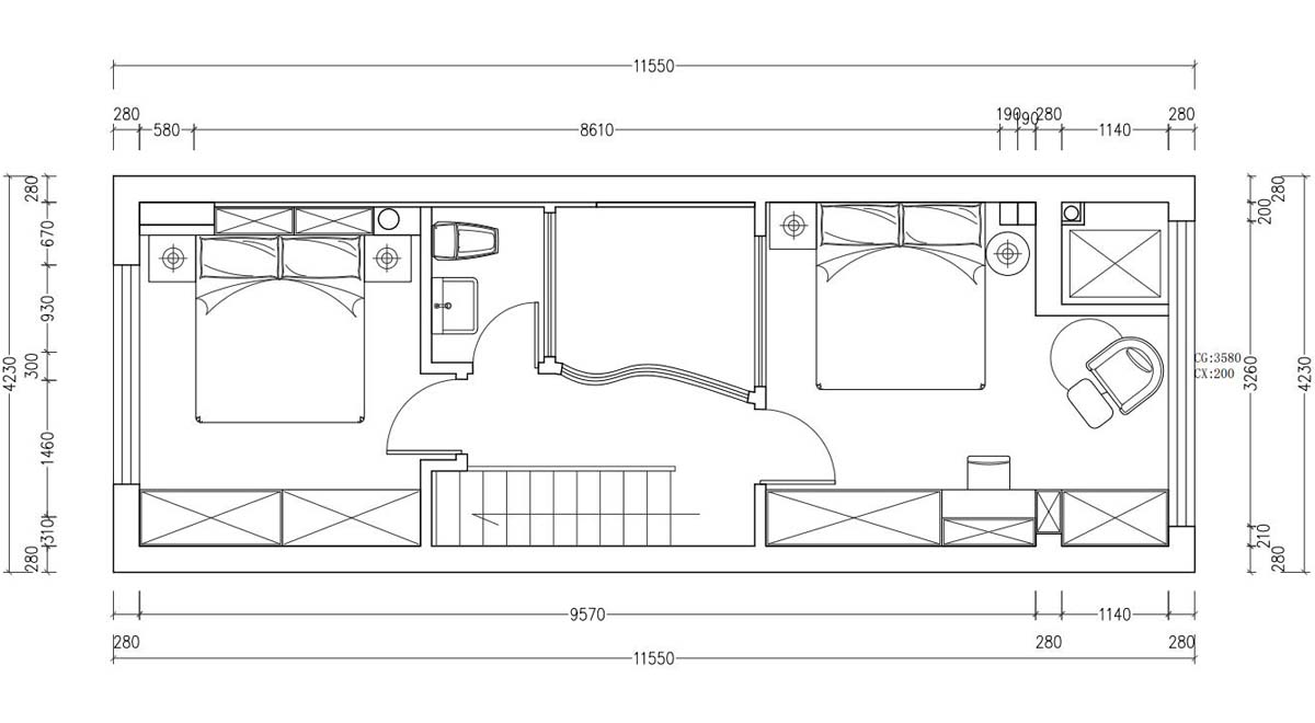 二樓平面設計圖