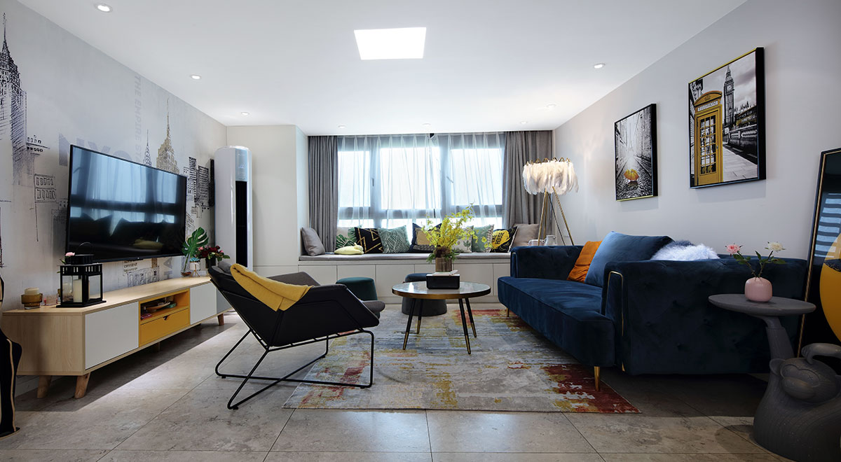 客廳實景效果圖