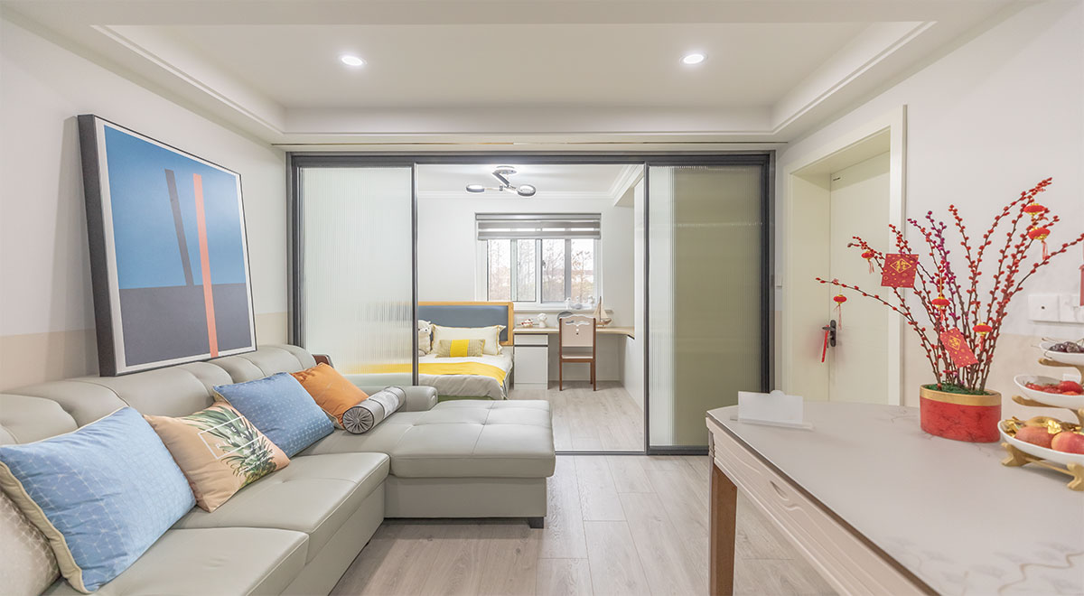 56㎡ ｜ 二老一狗，幸福生活