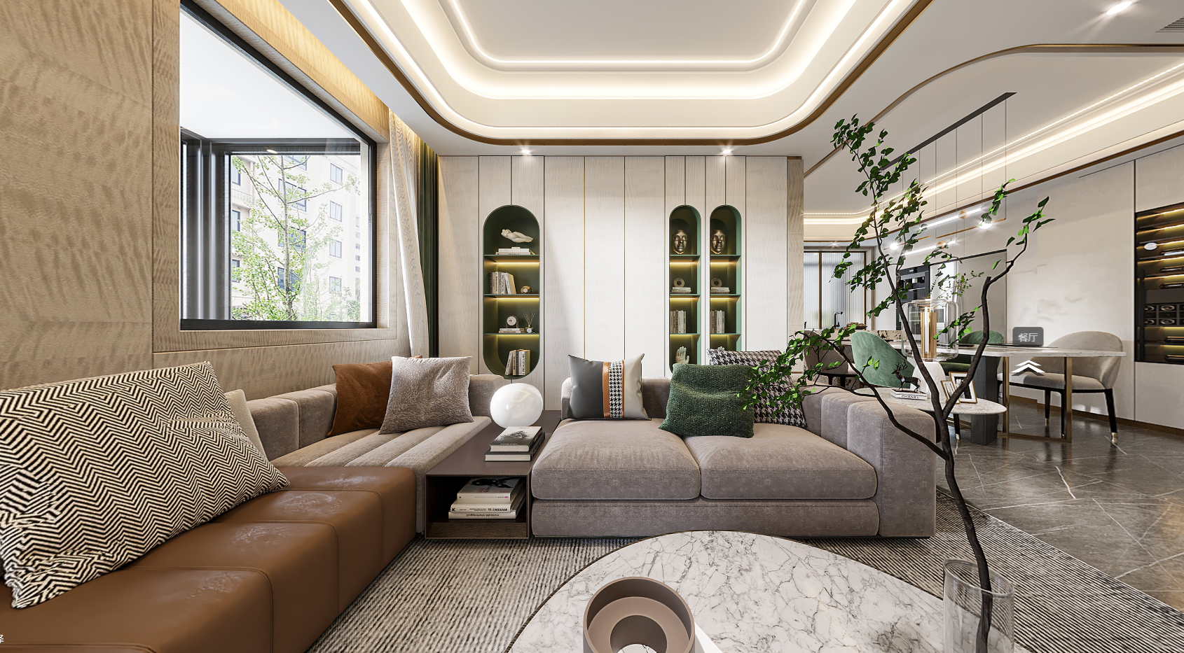 150㎡ ｜ 現(xiàn)代簡約全景效果